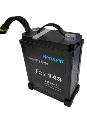 herewin海盈锂电池航模型飞机植保机16000mah 12s 22000 14S智能