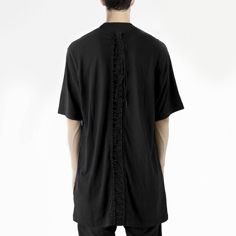 YOJI OOAK JERSEY T-SHIR JULIUS 7龙骨系带五分袖绑带原宿风T恤