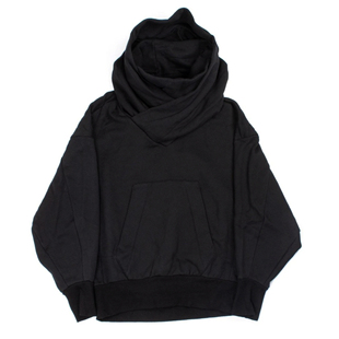 SWEATSHIRT垂坠领连帽卫衣高领纯棉暗黑系设计师套头衫 YOJI OOAK