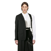 OOAK WOOL RUNWAY YOJI BLAZER背带羊毛绑带休闲西服夹克修身 港风