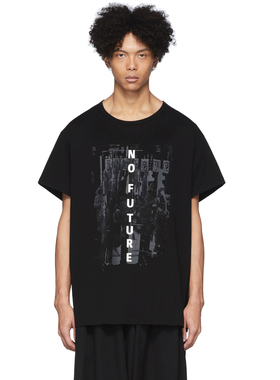 YOJI OOAK NO FUTURE S‘YTE标语天使灾祸唐璜短袖日本纯棉T恤