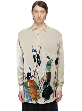 YOJI OOAK RICHERCHE 95 COLLECTION GOLD ROKUMEIKAN鹿鸣馆衬衫