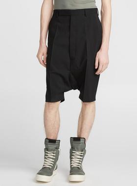 YOJI OOAKRICK‘S PODS SHORTS西服及膝垮裤黑色工装裤RO哈伦短裤