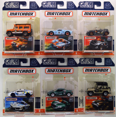 Matchbox 1:64 Globe Travelers 火柴盒环球旅行者2018A  胶胎