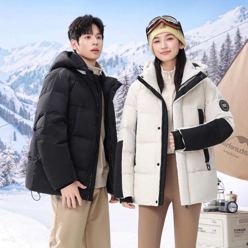 情侣羽绒服男女加拿大风时尚冬季派克服外套5