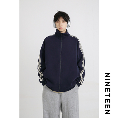 开衫卫衣宽松运动外套男