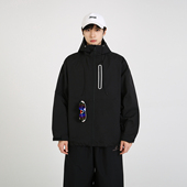 NineteenAutumn秋季 连帽夹克宽松潮牌夹克户外防风登山服外套男
