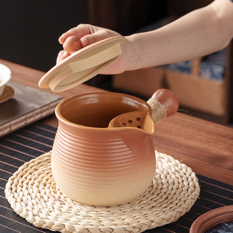 围炉煮茶罐罐茶烤奶茶侧把壶碳火炉明火陶罐家用煮茶器耐热可干烧,餐饮具,茶壶,淘宝优惠券,粉丝福利购,淘宝优惠卷