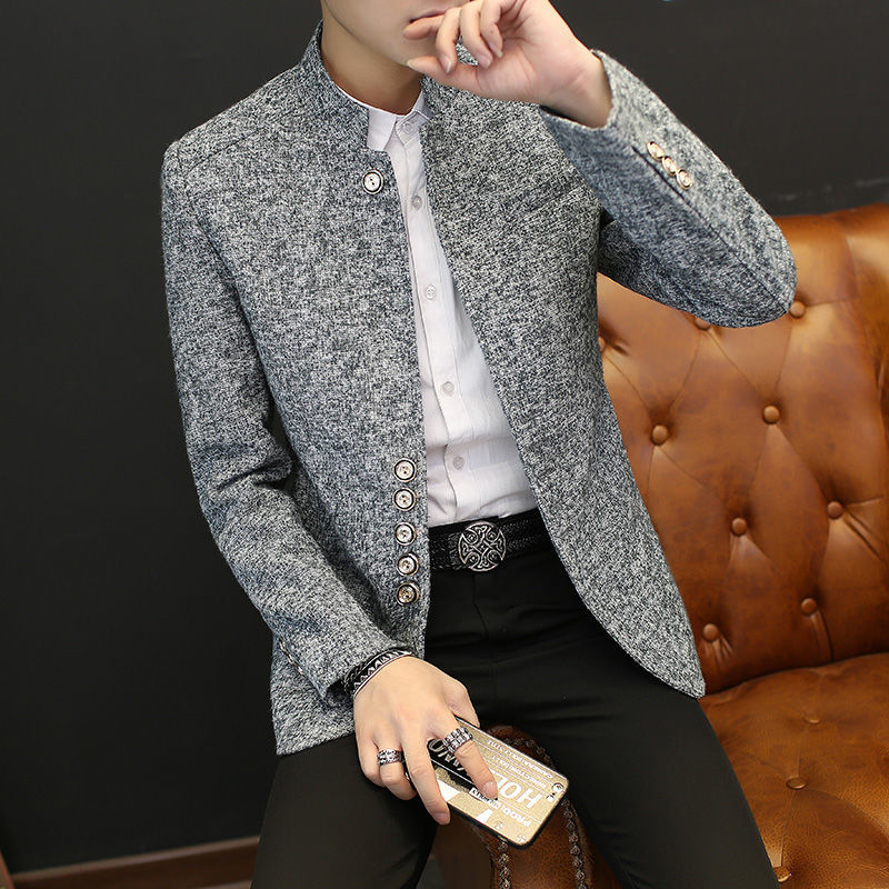 小西装男2021小西服韩版修身帅气男单西外套薄款上衣XZ01-P58,男装西服套装,星座310B-1