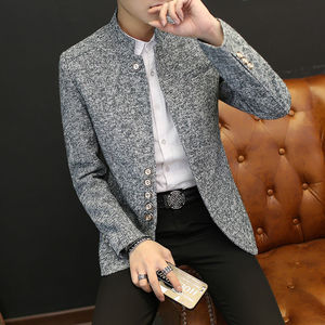 小西装男2021小西服韩版修身帅气男单西外套薄款上衣XZ01-P58图片