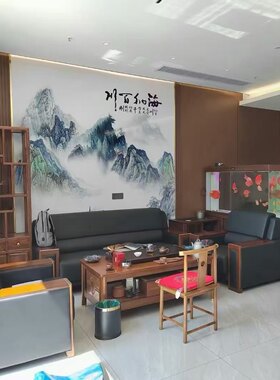 仿古饭店新中式家用实木靠背椅