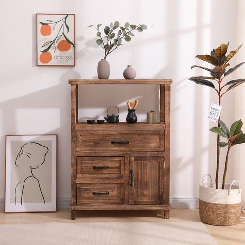 新中式床头柜卧室斗柜美式收纳柜