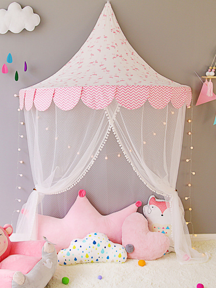 girls reading tent