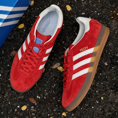 德国复古红色德训鞋男女款