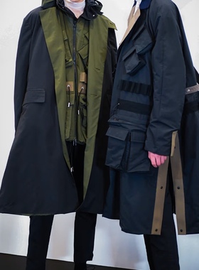 日单 saca* 男士双面穿 解构主义 机能风衣23新款数量有限 不退换