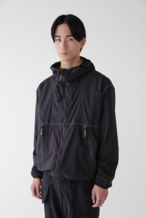 安德王德 24春季 男女同款 防水透气连帽衫 纯色软壳冲锋衣 日单