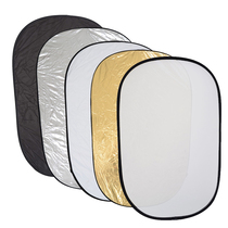 Photo reflector: 5 in 1, 90120cm, flexible light plate, folding, carrying photo equipment, light supplement, photo reflection