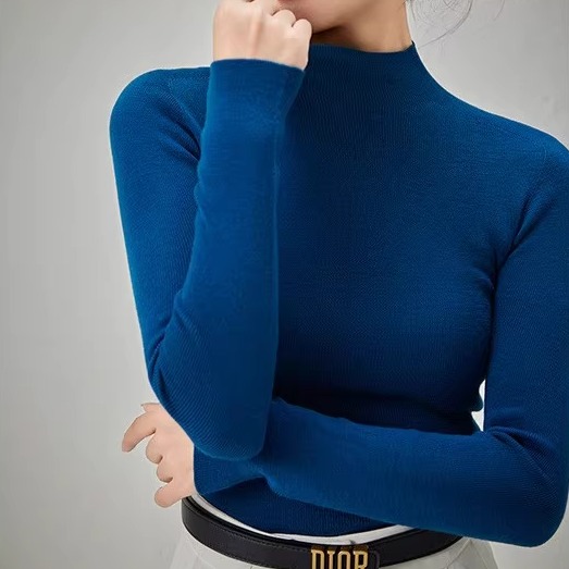 精纺羊毛衫新澳纱线岛精无缝