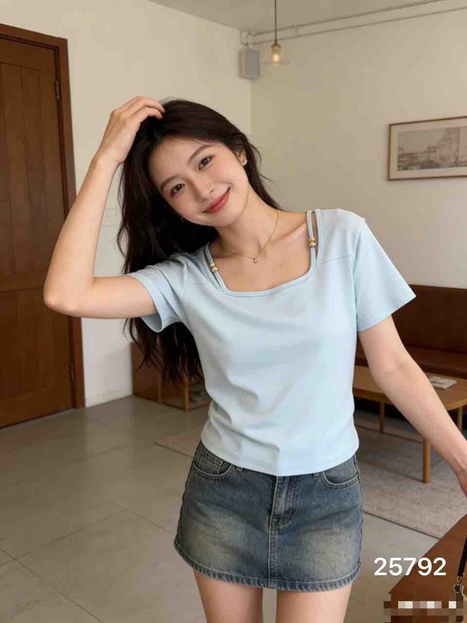 简约设计感T恤女夏季新款洋气百搭显瘦短袖上衣修身显瘦短袖