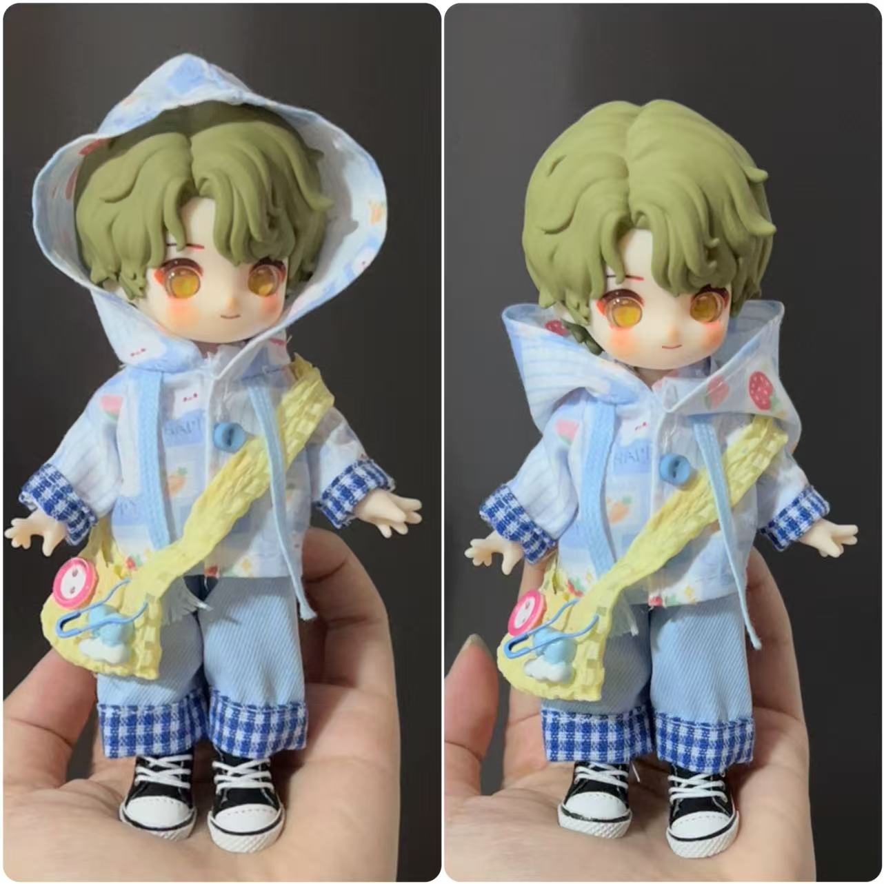 ob11娃衣兽仔8分12分bjd17厘米娃娃YMY糖娜潘妮阿巳体邦倪兔外套