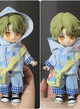 ob11娃衣兽仔8分12分bjd17厘米娃娃YMY糖娜潘妮阿巳体邦倪兔外套