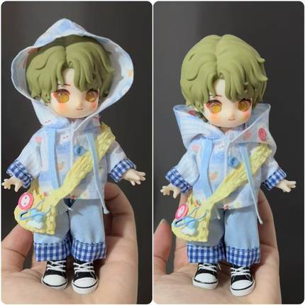 ob11娃衣兽仔8分12分bjd17厘米娃娃YMY糖娜潘妮阿巳体邦倪兔外套