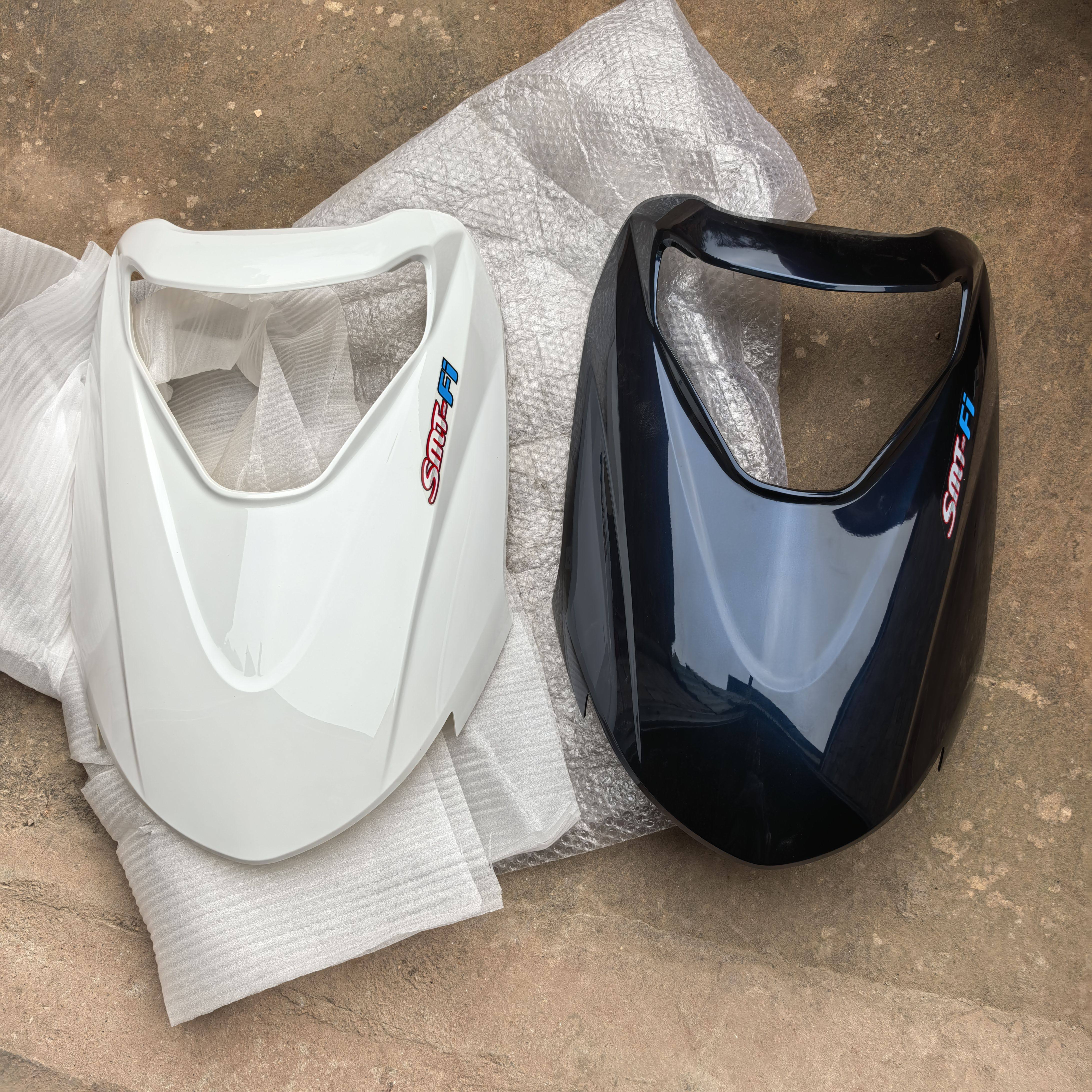 宗申踏板摩托车配件ZS110T-2悦美前大灯罩前大板前面板外壳