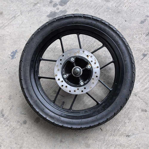 比亚乔罗宾逊后钢圈BYQ125-8摩托车配件BYQ150-8后轮毂钢圈轮圈