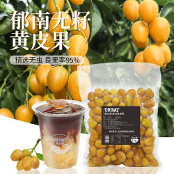 德兰兹冷冻黄皮果郁南鸡心黄皮果无籽无核老盐黄皮仙露奶茶店专用