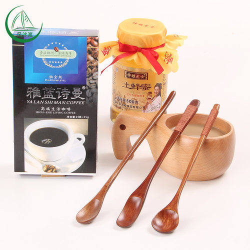 蜂蜜汤匙韩式奶粉搅拌棒小木勺