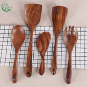 风沙渡木头锅铲木质小木铲子不粘锅专用炒菜铲日本木铲勺套装 厨具