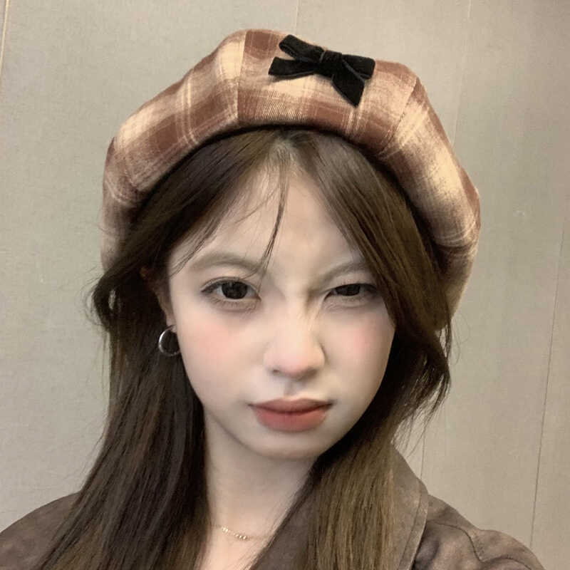 Karaya贝雷帽秋冬季百搭复古