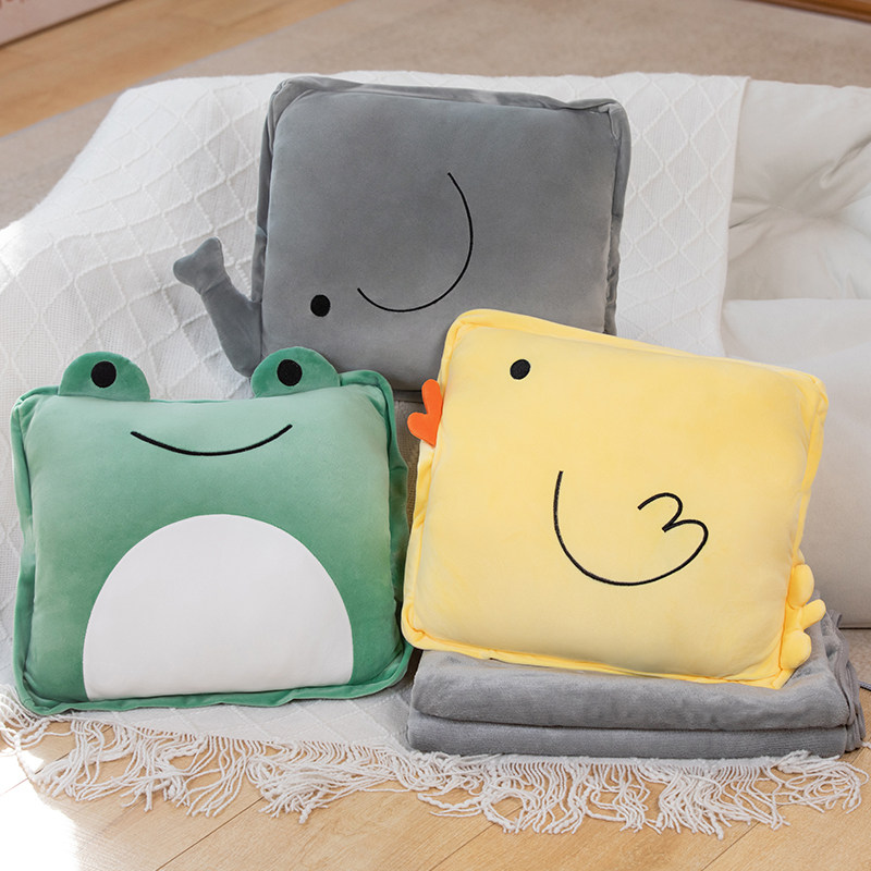 抱枕被子两用靠枕空调毛毯子车载车用靠垫二合一办公室午睡觉枕头,居家布艺,抱枕被,淘宝优惠券,粉丝福利购,淘宝优惠卷