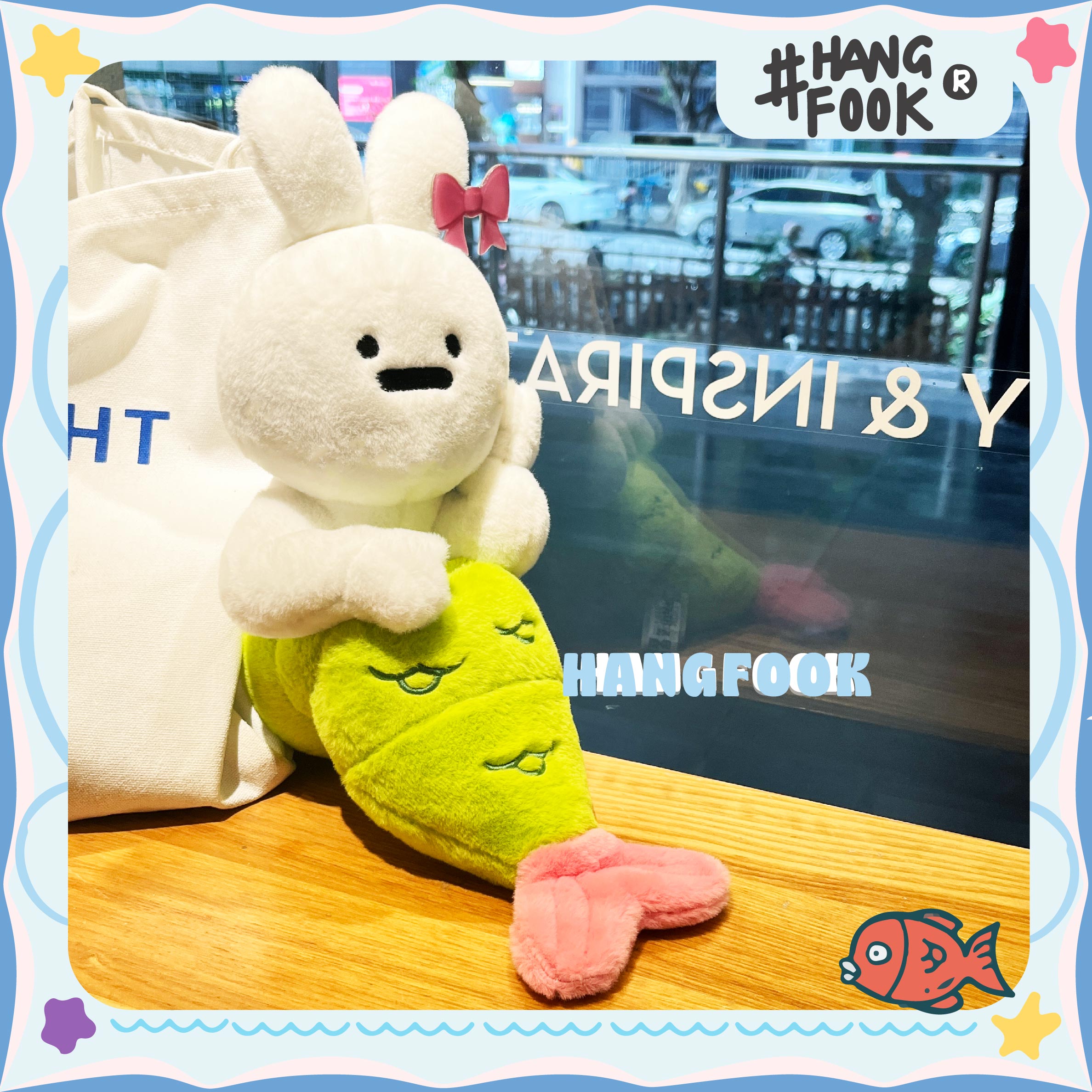 hangfook原创美人鱼兔子礼物正版
