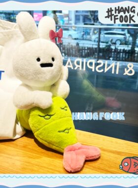 Hangfook婚庆原创30厘米50cm毛绒新款造型美人鱼兔子玩偶礼物情侣