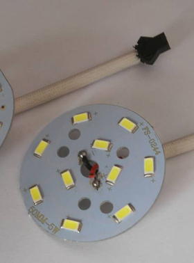 庆丰灯饰灯具配件 led射灯变压器 3w5w7w led灯珠贴片3w 5w 圆形