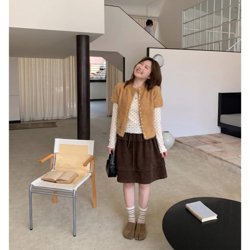 Q了个T秋季大码女装适合微胖mm针织开衫外套时髦套装大方得体穿搭