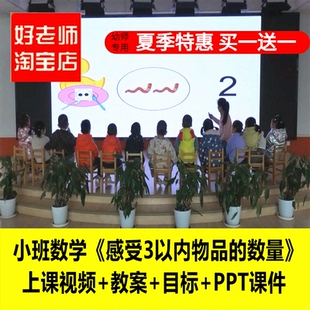 幼儿园小班数学《感受3以内物品的数量》点数优质公开课件PPT教案