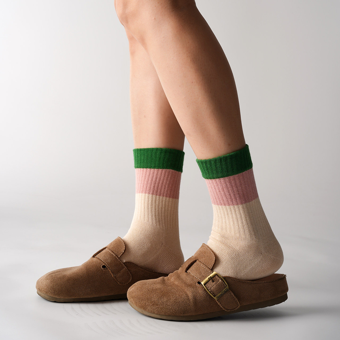 内田中筒彩色时尚纯棉五指袜女款防臭撞色脚趾一体脚趾棉袜子