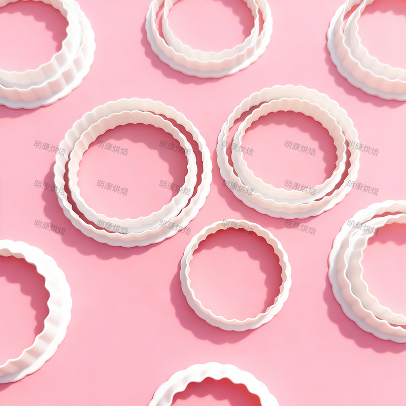 几何波浪圆形切模长方形拱形饼干馒头翻糖曲奇DIY烘焙切模工具