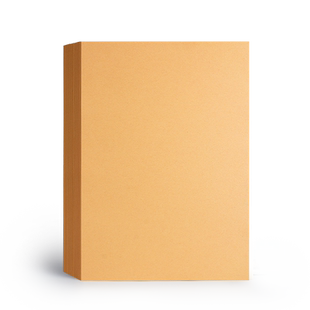 元浩浅色牛皮纸A4打印纸封面装订封皮凭证档案16k加厚a3卡纸绘画美术手工A5无酸80g100g120克包装纸棕色定制