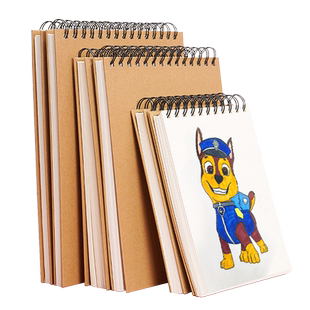 加厚画画本a4儿童幼儿园中班大班专用空白图画本a5小学生一年级绘画本a3素描儿童美术涂色马克笔不透色16K 8K