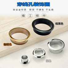 电脑办公桌穿线孔盖板穿线孔装饰圈线孔盖洞装饰盖穿线盒开孔桌面