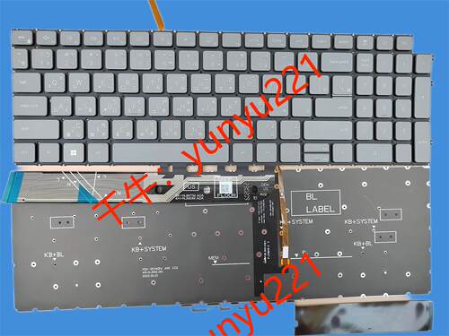 Dell Inspiron 15 3511 3515 5515 7510 16Plus 7610繁体中文键盘