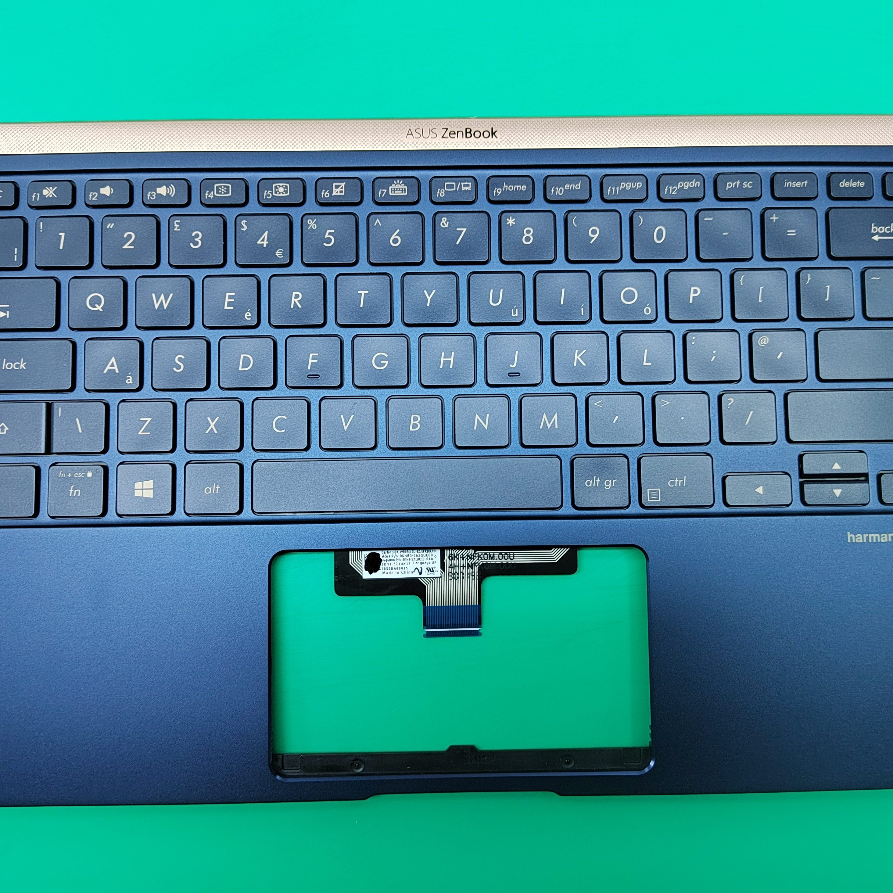 华硕 Zenbook UX433 UX433F U4300F FN灵耀Deluxe14 键盘UK RU UK