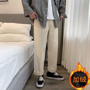 男秋冬新款加绒加厚休闲裤K1002P32图片