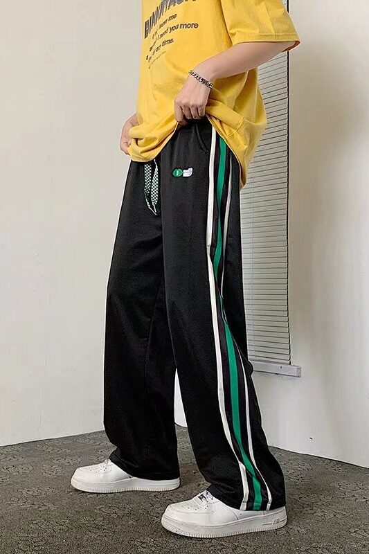 裤子男设计感小众百搭男裤潮牌炸街高级感直筒休闲裤M233P30,男装休闲裤,星座1116-2