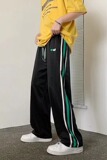 裤子男设计感小众百搭男裤潮牌炸街高级感直筒休闲裤M233P30，男装休闲裤，星座1116-2
