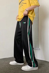 裤子男设计感小众百搭男裤潮牌炸街高级感直筒休闲裤M233P30