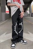 直脚夏季简约原宿拉链牛仔裤水洗青春流行男百搭中腰NG099P38，男装牛仔裤，星座1116-2